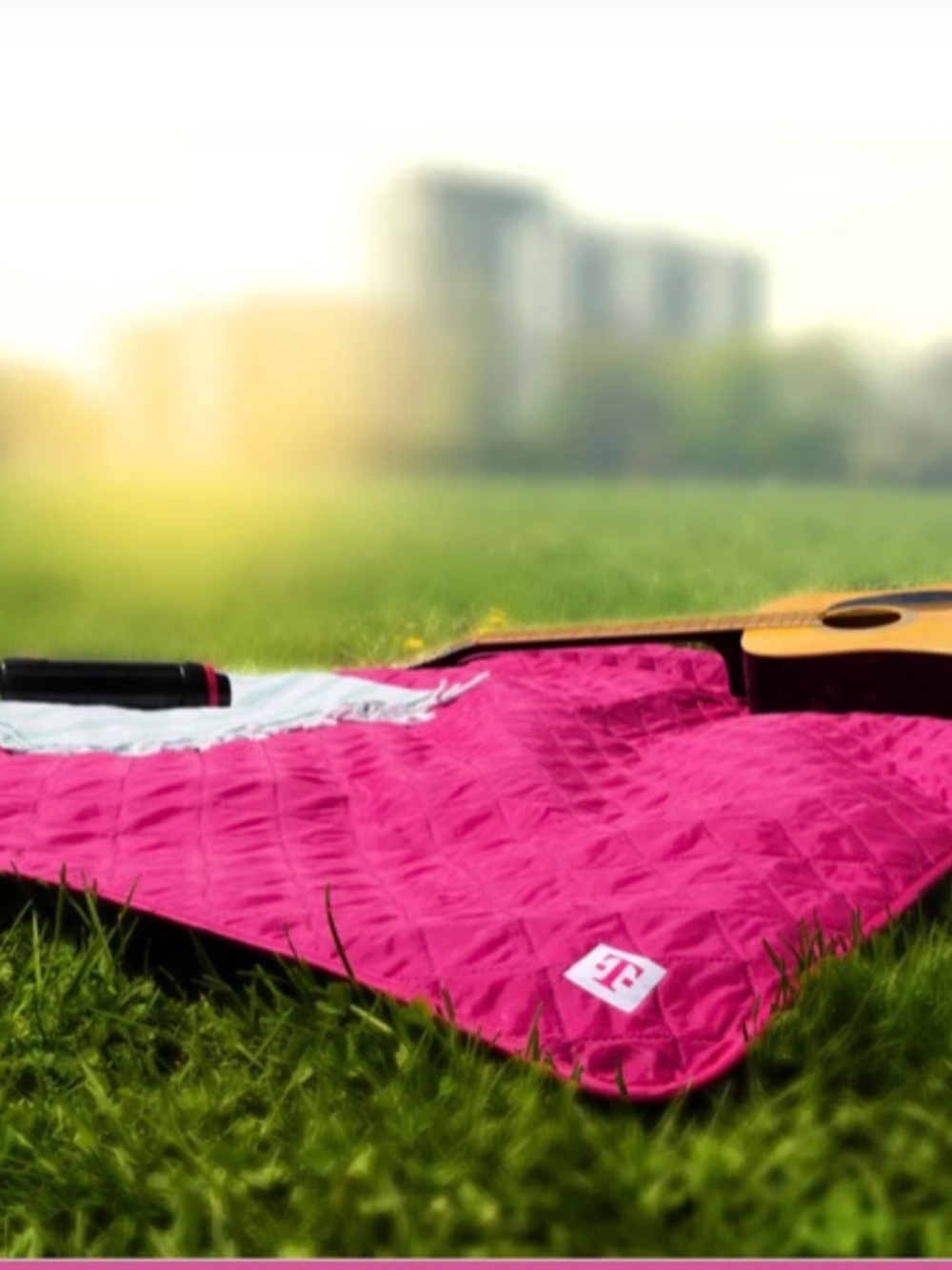 Brand New T-Mobile Tuesday Pink Outdoor Blanket